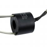 China 12 Wires IP65 Through Bore Slip Ring Transmitting RS422 Signal with 50mm Hole Dia for Robotics for sale