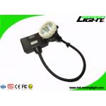 5.2Ah LED Mining Cap Lights 10000lux Brightness High Beam IP68 With Safety Rope for sale