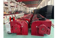 China 80 Ton Welding Tank Rollers Bolt Adjustment With Motorized Moving Wheels supplier