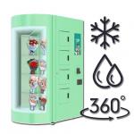 Self Service Restaurant Salad Vending Machine Credit Card Payment for sale