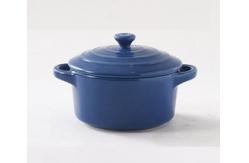 China Mini Stoneware Ceramic Oven Bowl Pot For Creme Brulee Cake Oven supplier