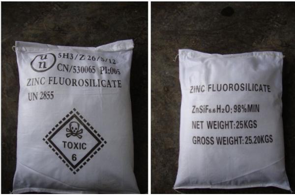 Standard:98% Zinc Fluorosilicate Usage for Concrete