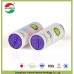 Food Grade Paper Tube Packaging Colorful Shaker Top For Talcum Powder for sale