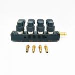 1 Ω high speed 4 Cylinder LN-LHS04 LPG CNG Injector Rail For CNG / GPL Conversion Kits For All Cars for sale