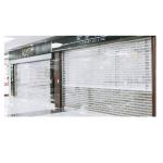 Full View Commercial Glass 8x6 Roll Up Door 50DB Soundproof Automatic Roller Doors for sale