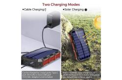 China Solar System Power Bank Solar Panel Phone Charger 5000mAh 100000mAh ABS Material supplier
