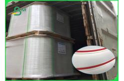 China FDA Environmental 60gsm 120gsm Printed Straw Paper Roll For Drinking straws supplier