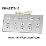 Anti - corrosive Metal Kiosk Keyboard industrial with Stainless Steel Material for sale
