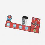 Temperature Resistant PET/PC Graphic Membrane Overlay Switch with Custom Thickness