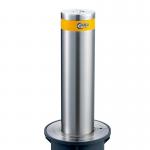 304 Stainless Steel Telescopic Bollards 110KG Hydraulic Retractable Bollards H 1.1m for sale