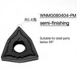 Wnmg080404-Pm Metal CNC Turning Inserts External Peach Lathe Blade CNC Blade for sale