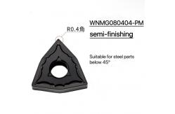 China Wnmg080404-Pm Metal CNC Turning Inserts External Peach Lathe Blade CNC Blade supplier