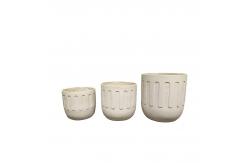 China Striking Modern Fiber Clay Planter with Drainage Frost Resistant supplier