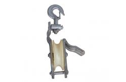 China 15-60 Kn Tower Erection Tools MC Nylon Sheave Single Conductor Pulleys supplier