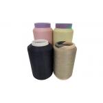 Black Dope Dyed Polyester Spun Yarn 36F DTY High Tenacity Gentle Luster for sale