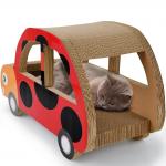 Corrugated Cardboard Cat Scratcher Car Shaped Cat Scratcher OEM ODM for sale