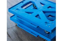 China Two Totes Loading Plastic Moving Dolly 4 Inches PU Casters More Function supplier