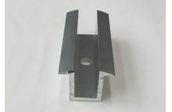 China PV MID Clamp Solar Panel Roof Mounting Systems With Anodized Surface Treatment supplier