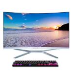 2- 23.6 inch Core I3 I5 I7 AIO Gamer Laptops Desktops Customized Curve Screen All-In-One PC Gaming Computer for sale
