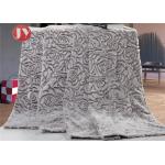 100% polyeste pv fur mink blanket flowers embossed Faux Fur Throw Blanket & Bedspread - Luxurious Over-sized for sale