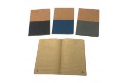 China 120Shts 40pcs/ctn A5 A6 Notebook , 80gsm Kraft Paper Notepad Stationery supplier