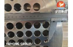 China EN10028 1.4541 Heat Exchanger Components Tube Sheet supplier