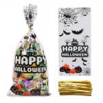 PP LDPE Customer Printing 150 Pieces Halloween Cellophane Bags for sale