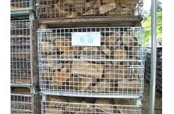 China warehouse customized stackable foldable stainless steel cage/wire mesh container supplier