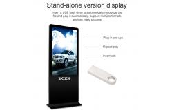 China Standalone Touch Screen Digital Signage Android Compatible With 4cm Slim Body supplier