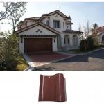 Waterproof Natural Clay Glazed Spanish Roof Tile Home Remodeling Improvement for sale