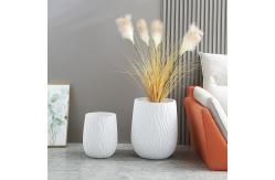 China Long Lasting Frost Resistant Fiber Clay Planters Easy Cleaning supplier