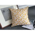 Cotton Feather Pattern Decorative Cushion Covers Color Customized for Bed for sale