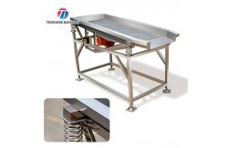 China Stainless Steel Vegetable Processing Machine Vibration Draining Machine supplier