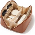 Large Capacity Cosmetic Bags for Women,Waterproof Portable Pouch Open Flat Toiletry Bag Make up Bags for sale