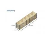 Welded Wire Mesh Military Barrier , Defensive Wall Hesco Barrier Mil 5 2424 for sale