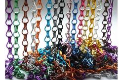 China Salon Partition Metal Mesh Drapery Composed By Double Hook Aluminum Chains supplier