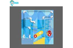 China Kids Spacecraft Interactive Wall Indoor Playground Educational Pipe Ball Science Toy supplier