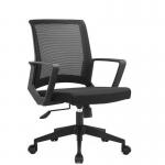 Modern Ergonomic Conference Furniture Mid Back Manager Fabric Mesh Swivel Visitor Chairs for sale