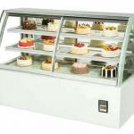 Supermarket Acrylic Cake Display Cabinet Commercial Stainless Steel for sale