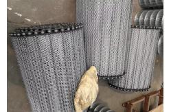 China Stainless Steel Spiral Balanced Conveyor Belts, Laser Cut Machine Flex Mesh Belt supplier