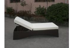 China UV Resistant Waterproof Rattan Sun Lounger For Poolside / Lawn supplier