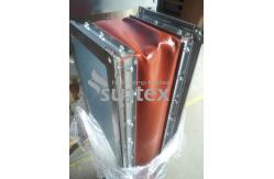 China Thermal Insulation Silica Fabric High Temperature Resistant Multilayers Cloth Compensator supplier