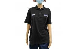 China Unisex Cotton Carbon Fiber Lapel ESD Anti Static T Shirt supplier