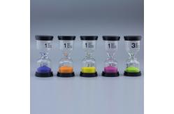 China Eco Friendly Small Hourglass  1-30 Minutes Board Game Timer For Kids supplier