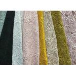 Embossing Pattern 145cm Upholstery Jacquard Fabric Embroidered Anti Mildew for sale