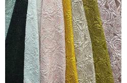 China Embossing Pattern 145cm Upholstery Jacquard Fabric Embroidered Anti Mildew supplier