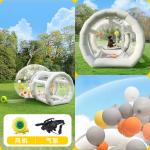 3m with blower air pump kids play transparent bubble house inflatable snow globe
