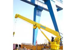 China Vessel Loading Electro 0.2T Telescopic 20M Marine Cranes supplier
