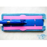 Multi-Functional Replacement Microfiber Wet Towel Mop Pad Blue Foldable