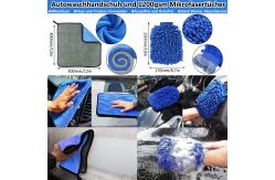 China 15pcs Car Cleaning Brush Set With Detailing Long Rim Microfibre supplier